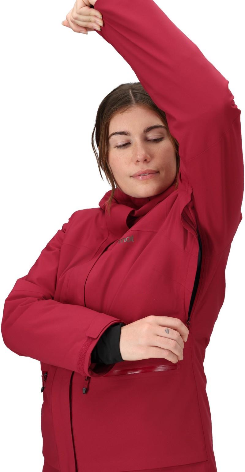 Refuge Insulated Jacket - Womens - red mulberry 1