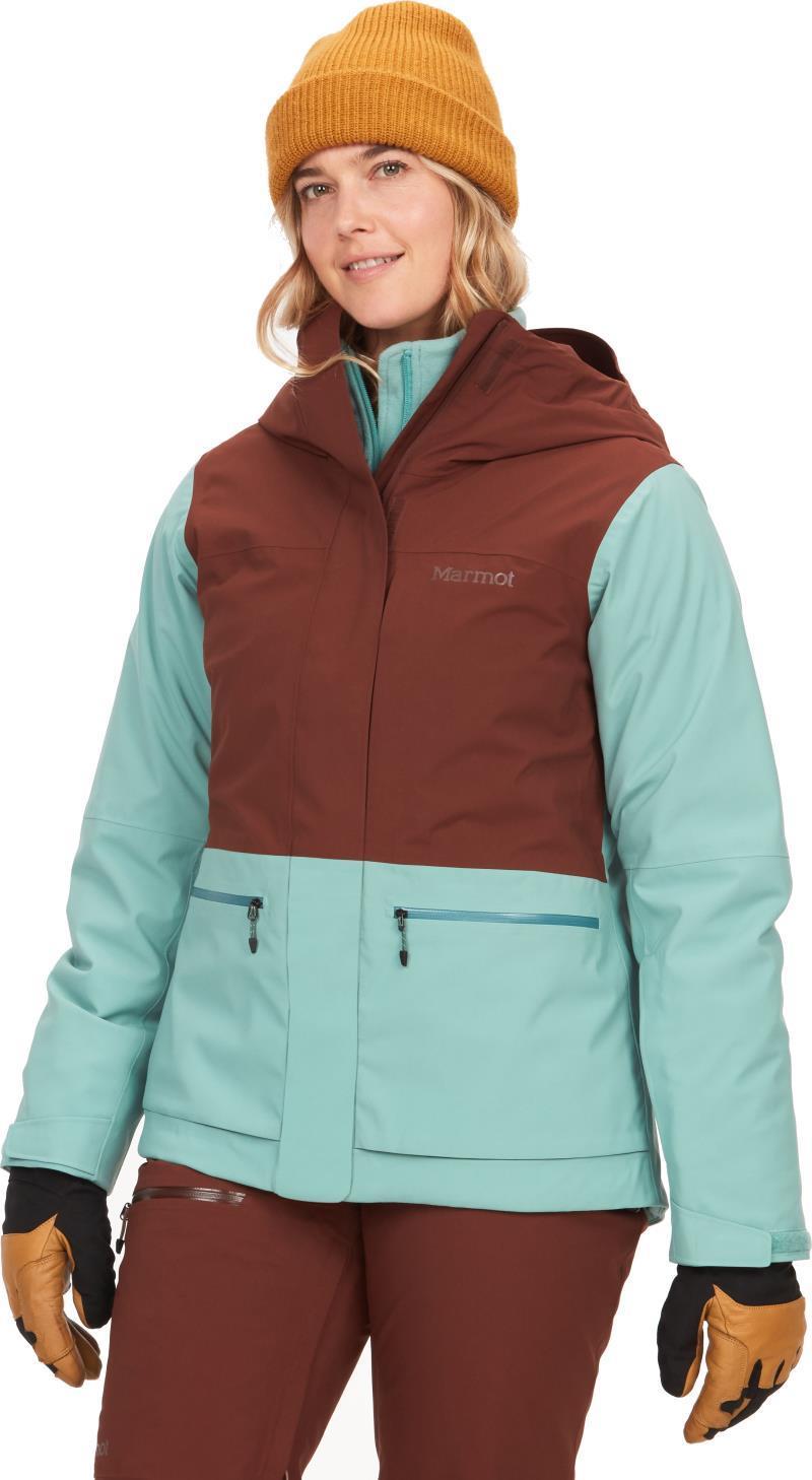 Refuge Jacket - Womens - Chocolate / Blue Agave 1