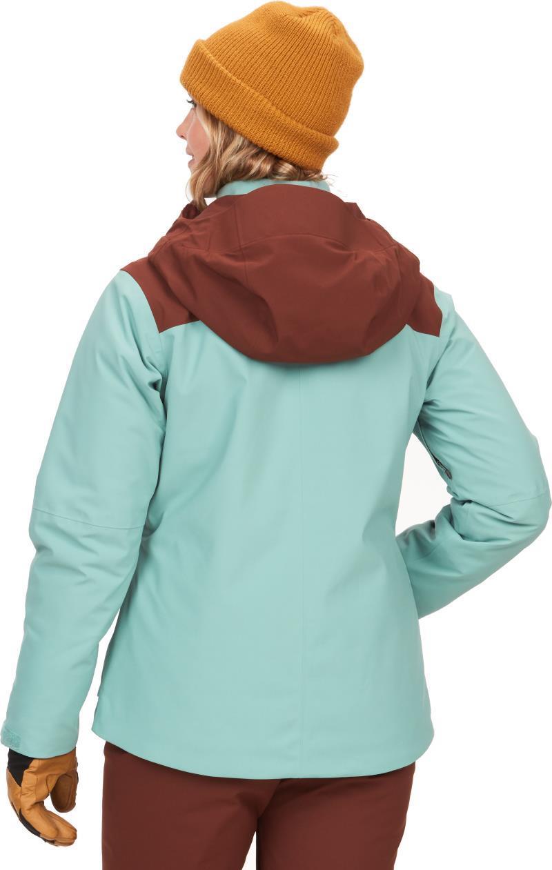 Refuge Jacket - Womens - Chocolate / Blue Agave 2