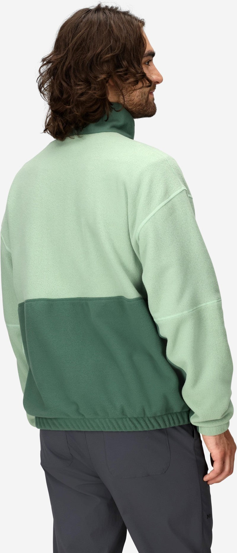 Retro Rocklin 1/2 Zip - Mens - agate green / juniper green 1