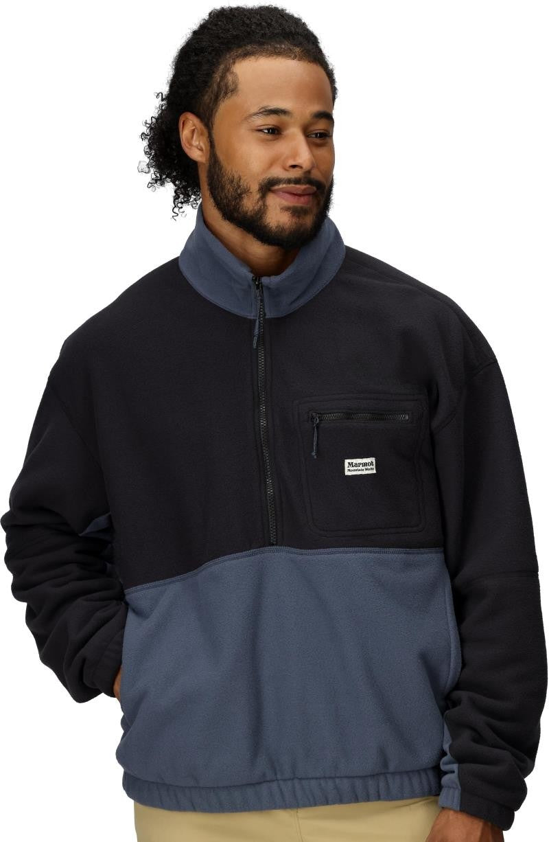 Retro Rocklin 1/2 Zip - Mens - black / thunderhead 1