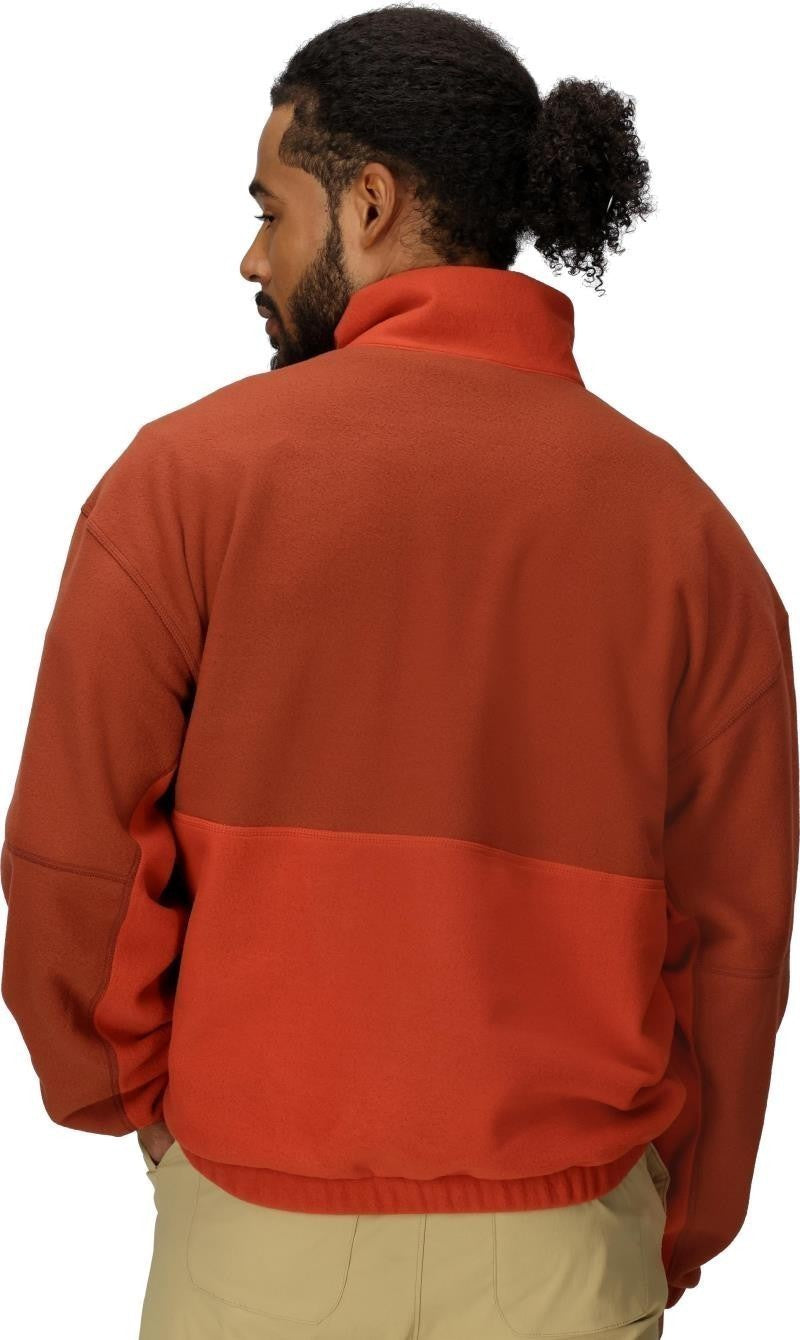Retro Rocklin 1/2 Zip - Mens - pecan / sumac 1