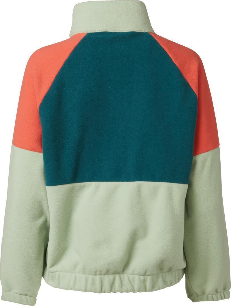 Retro Rocklin 1/2 Zip - Womens - Frosty Green / Dark Jungle / Grapefruit 2