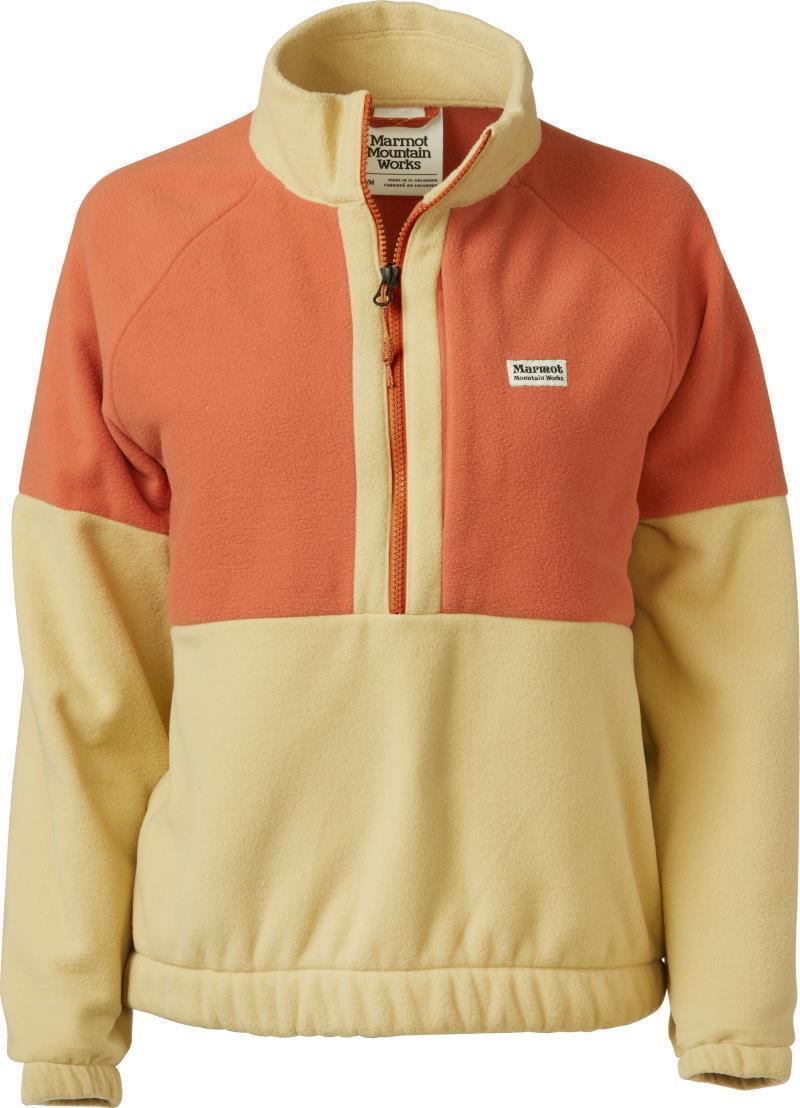 Retro Rocklin 1/2 Zip - Womens - Light Oak / Auburn 1