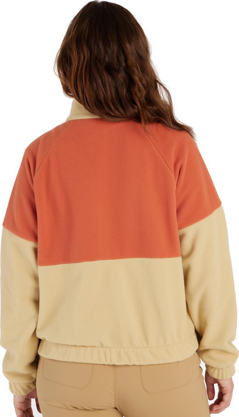 Retro Rocklin 1/2 Zip - Womens - Light Oak / Auburn 4