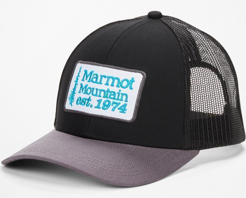 Retro Trucker Hat - black / dark steel / black 1