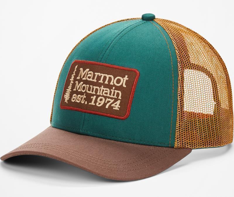 Retro Trucker Hat - botanical garden / scotch 1