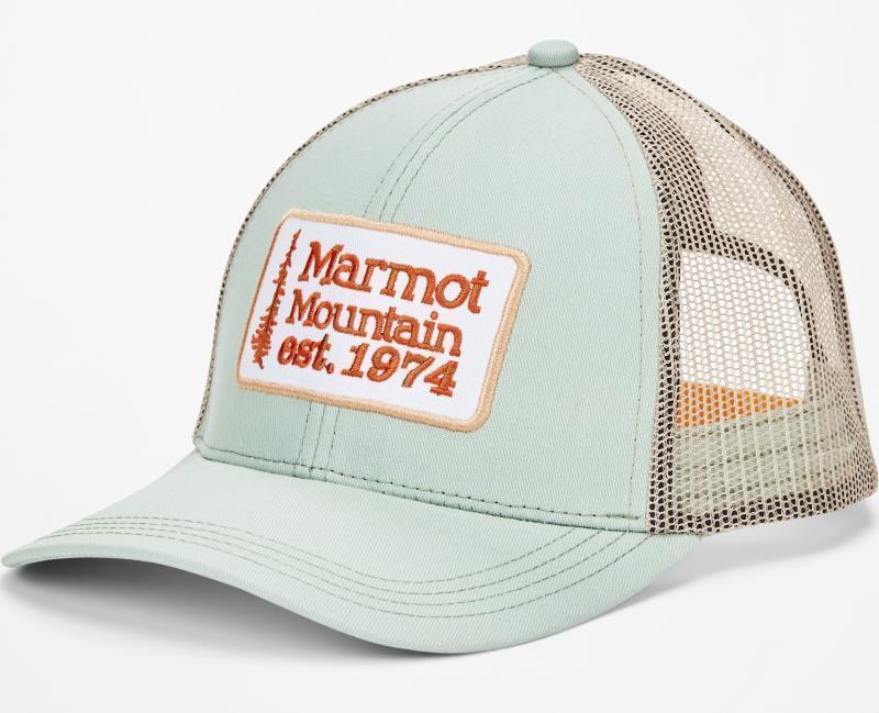 Retro Trucker Hat - crushed mint / warm sands 1
