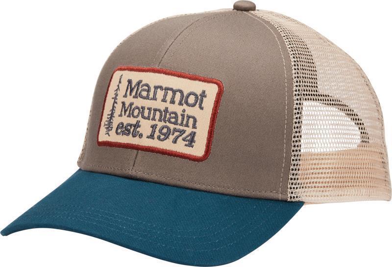 Retro Trucker Hat - dark steel / enamel blue 1