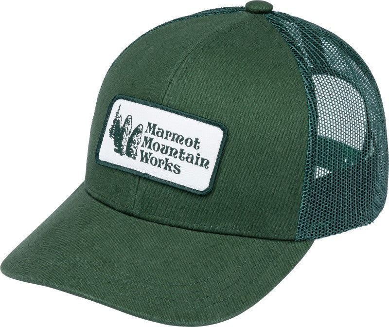 Retro Trucker Hat - juniper green 1