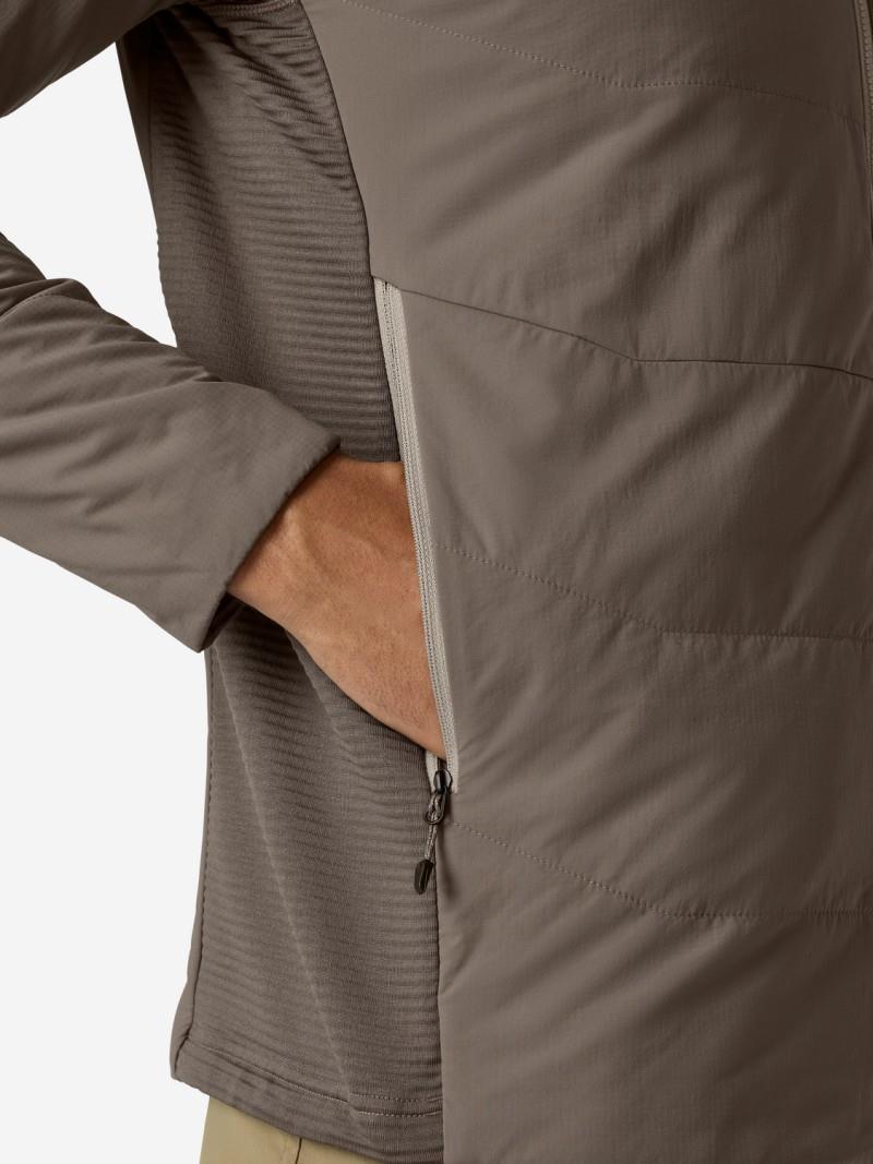 Revlo Hybrid Hoody - Mens - claystone 1
