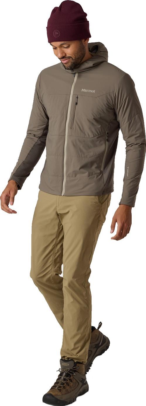 Revlo Hybrid Hoody - Mens - claystone 1