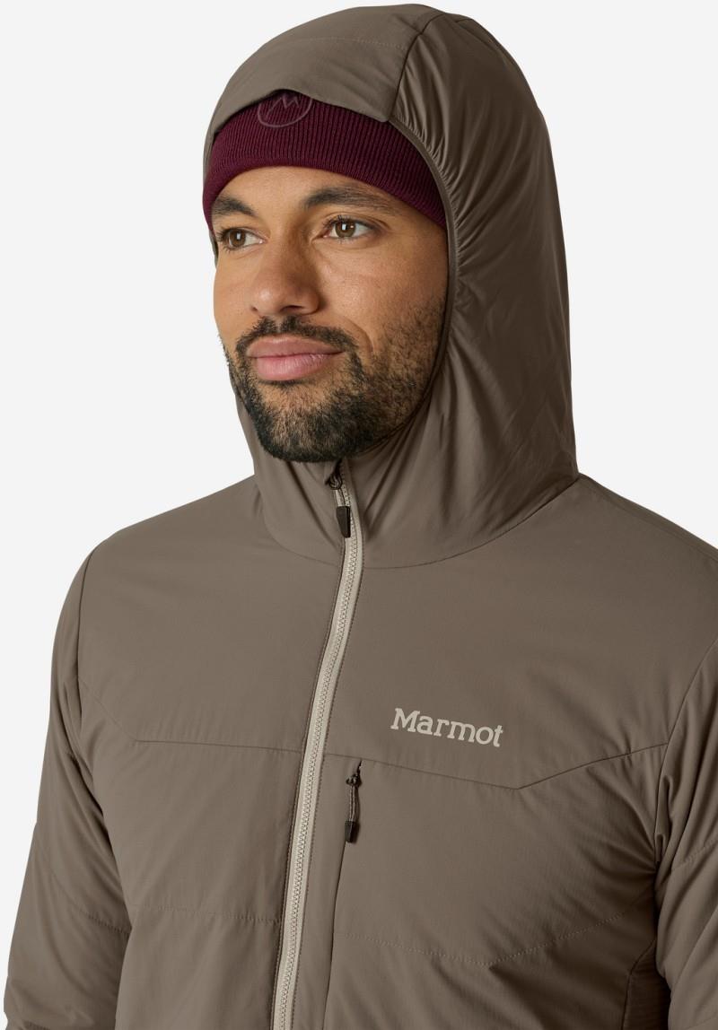 Revlo Hybrid Hoody - Mens - claystone 1