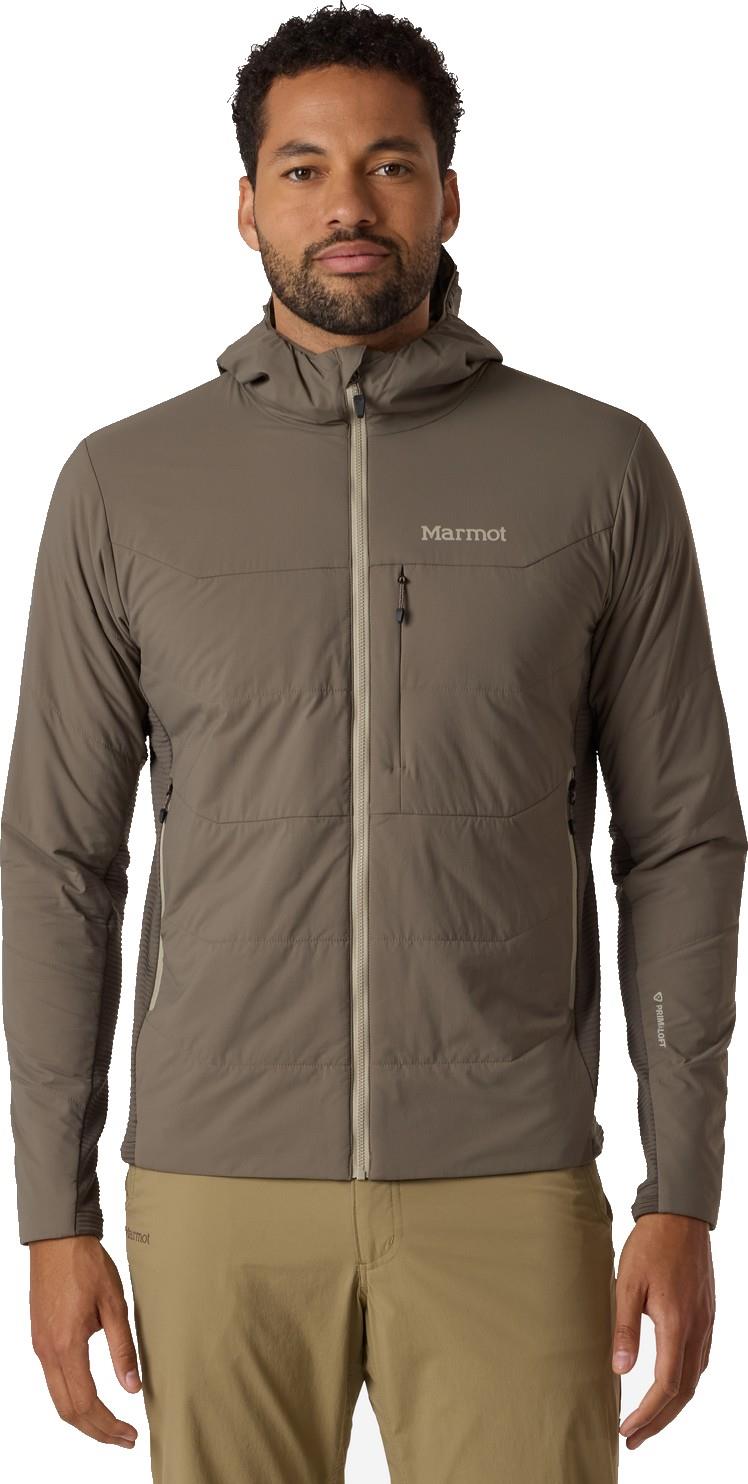 Revlo Hybrid Hoody - Mens - claystone 1