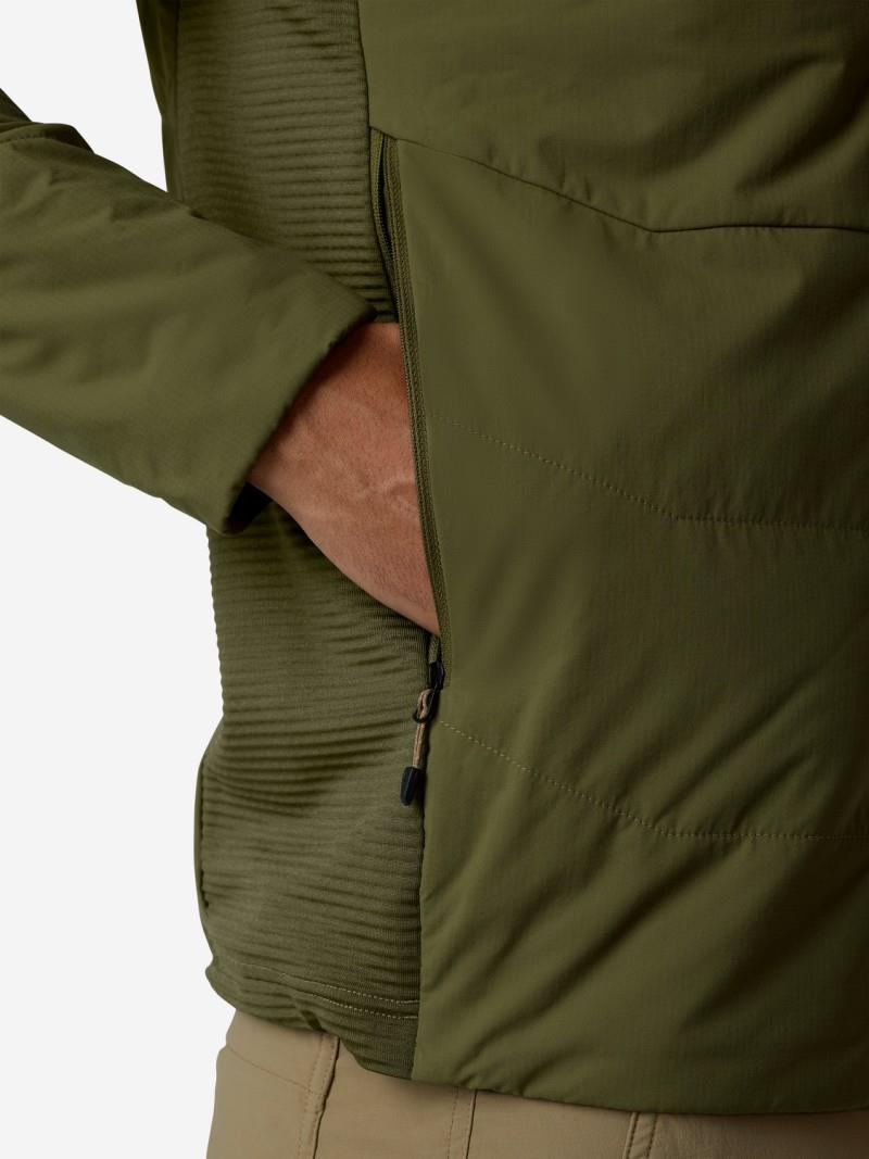 Revlo Hybrid Hoody - Mens - surplus green 1