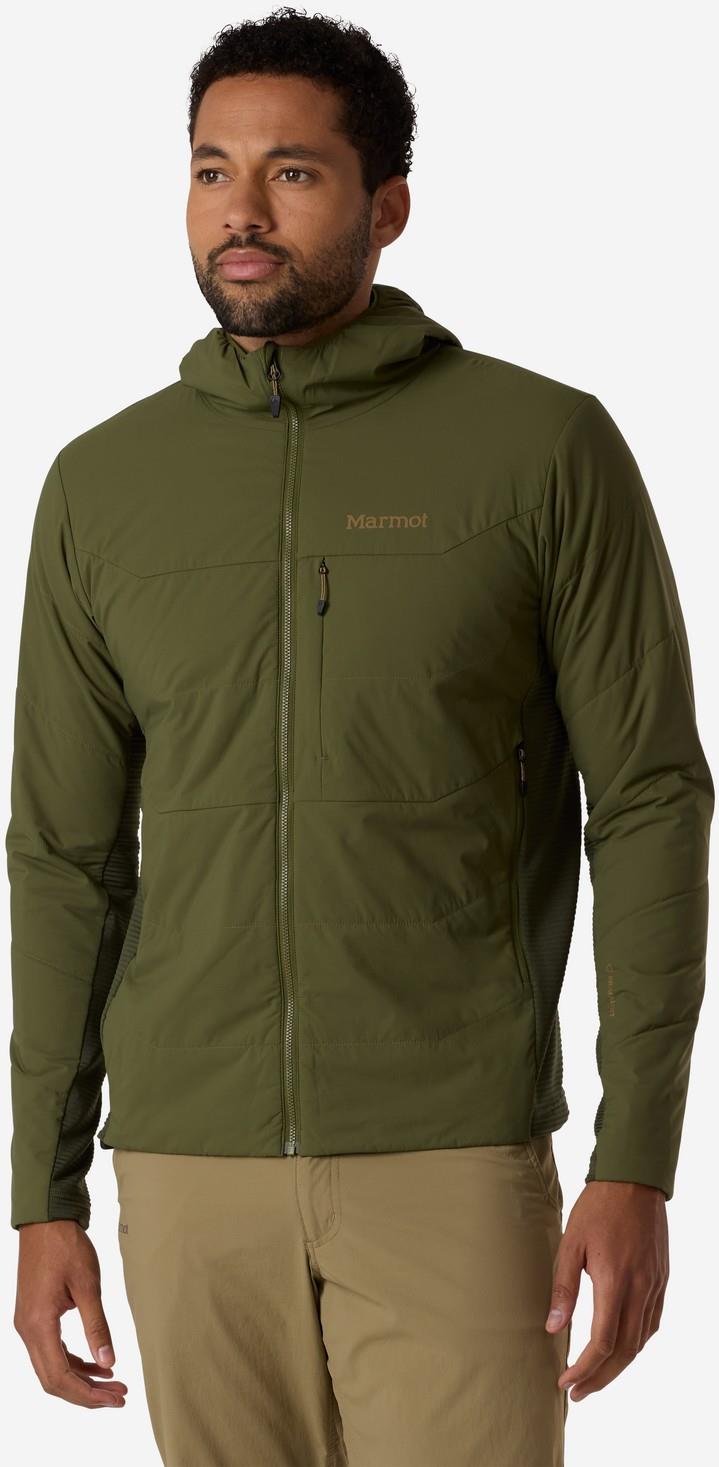 Revlo Hybrid Hoody - Mens - surplus green 1