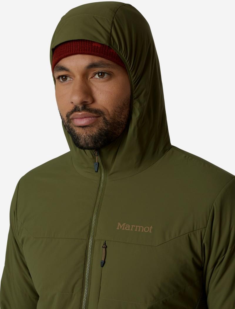 Revlo Hybrid Hoody - Mens - surplus green 1