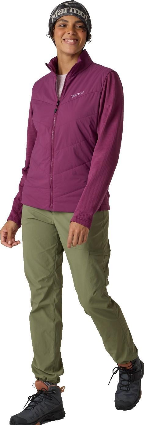 Revlo Hybrid Jacket - Womens - red grape 1