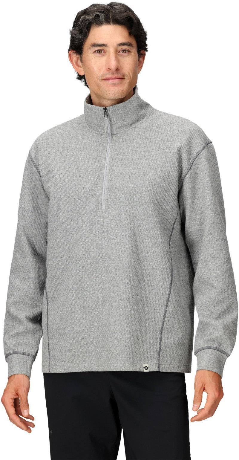 Ridge Tech 1/2 Zip - Mens - grey heather 1