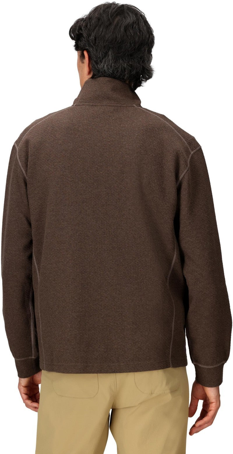 Ridge Tech 1/2 Zip - Mens - hickory nut heather 1