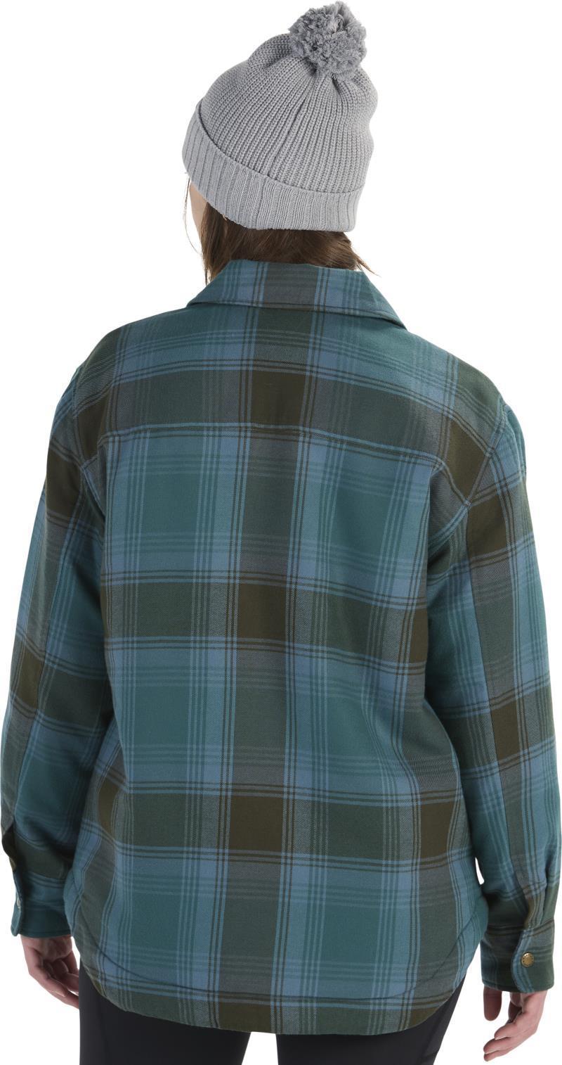 Ridgefield Sherpa Flannel Jacket - Womens - dark jungle 1