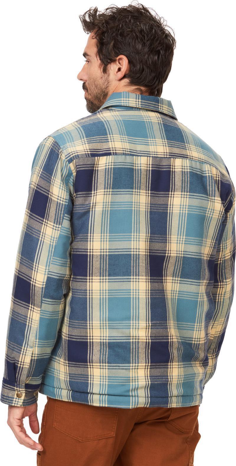 Ridgefield Sherpa Flannel Shirt Jacket - Mens - Moon River 2