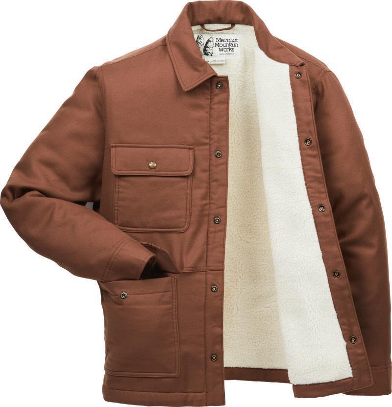Ridgefield Sherpa Flannel Shirt Jacket - Mens - Pinecone 2