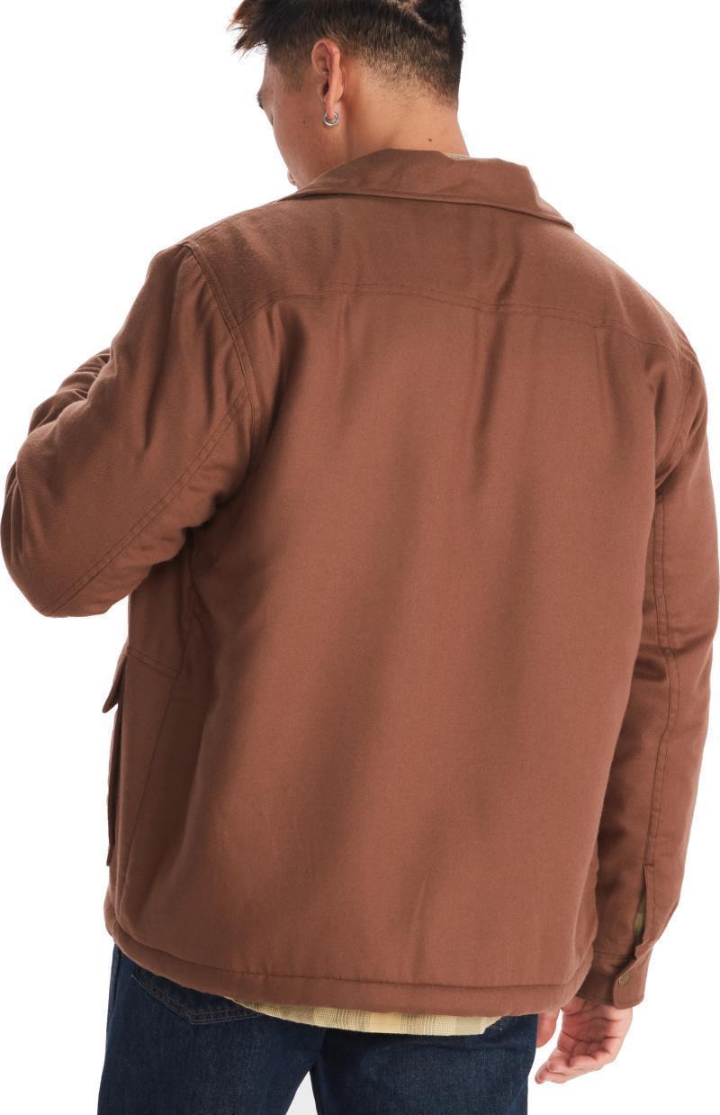 Ridgefield Sherpa Flannel Shirt Jacket - Mens - Pinecone 4