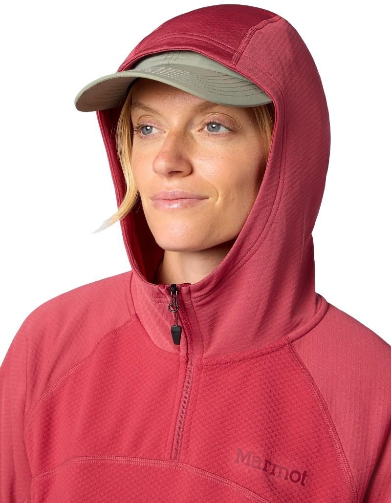 Rockbound Fleece Hoody - Womens - dried rose 1