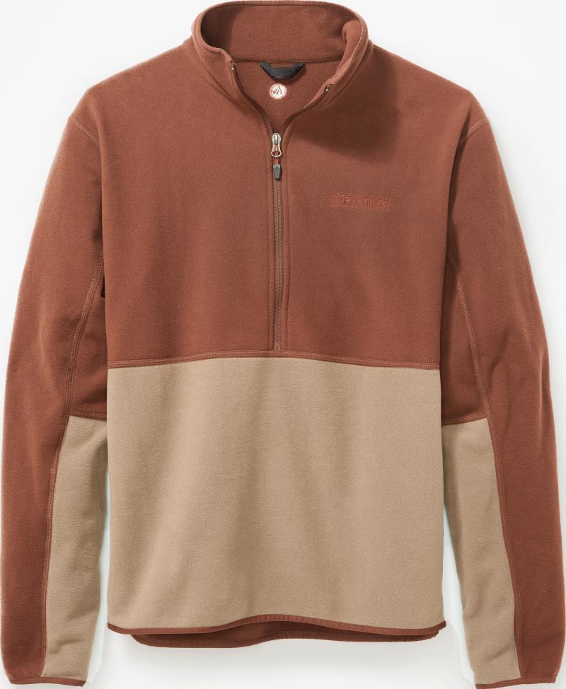 Rocklin 1/2 Zip - Mens - Auburn / Light Oak 1