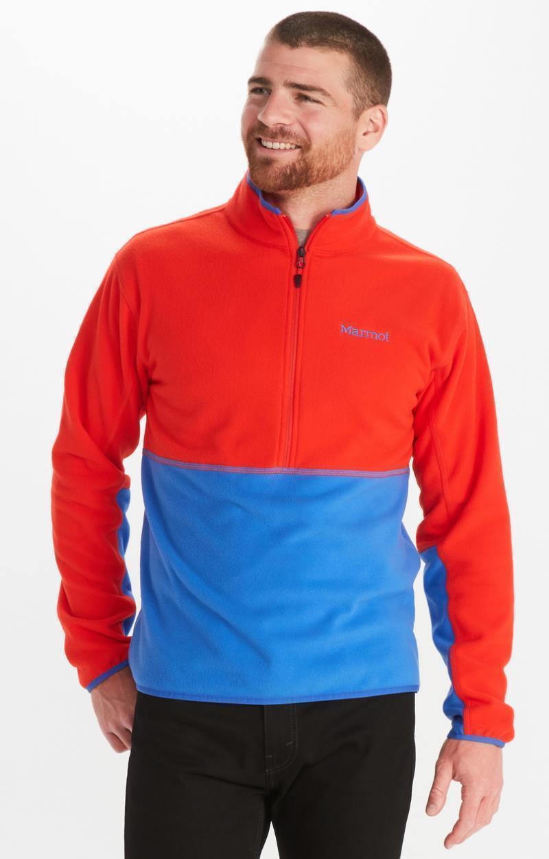Rocklin 1/2 Zip - Mens - Victory Red / Trail Blue 2