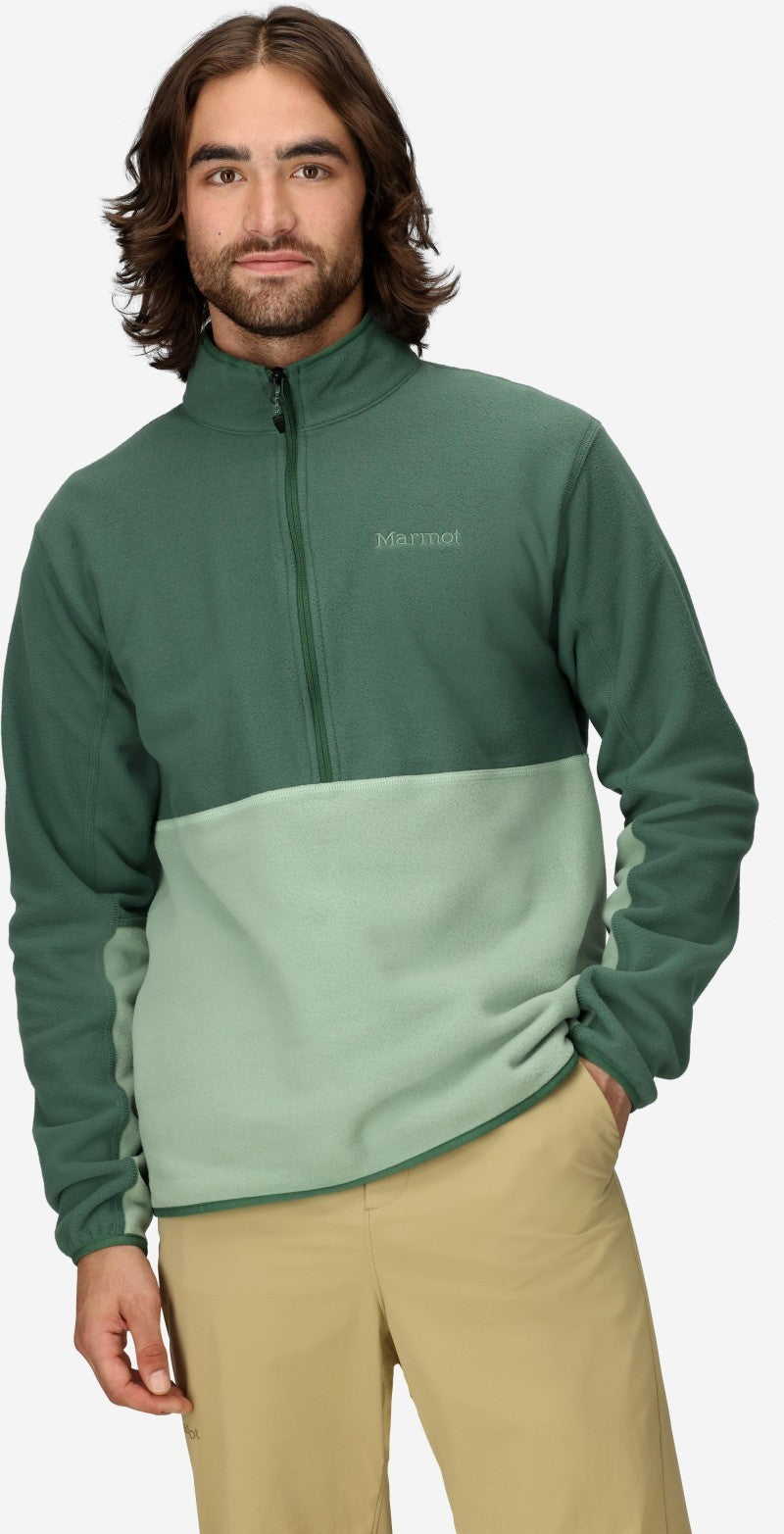 Rocklin 1/2 Zip - Mens - juniper green / agate green 1