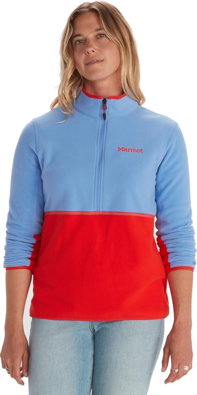 Rocklin 1/2 Zip - Womens - Getaway Blue / Victory Red 1