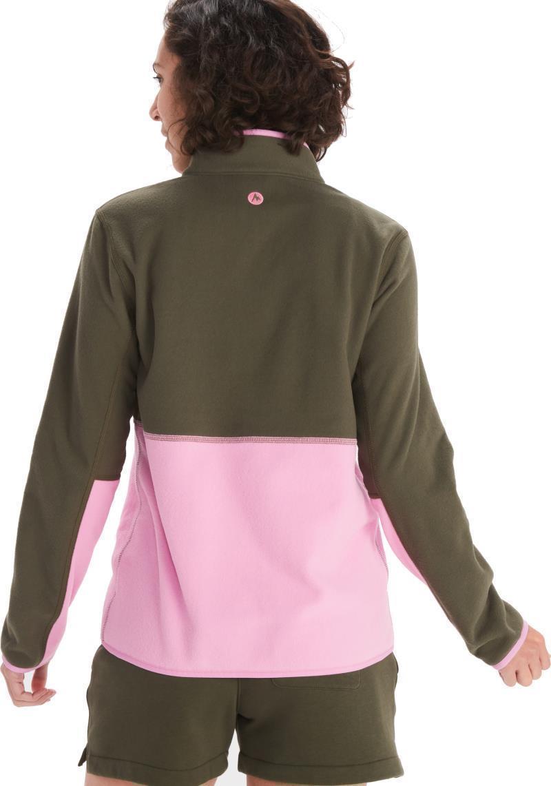 Rocklin 1/2 Zip - Womens - Nori / Wild Orchid 3