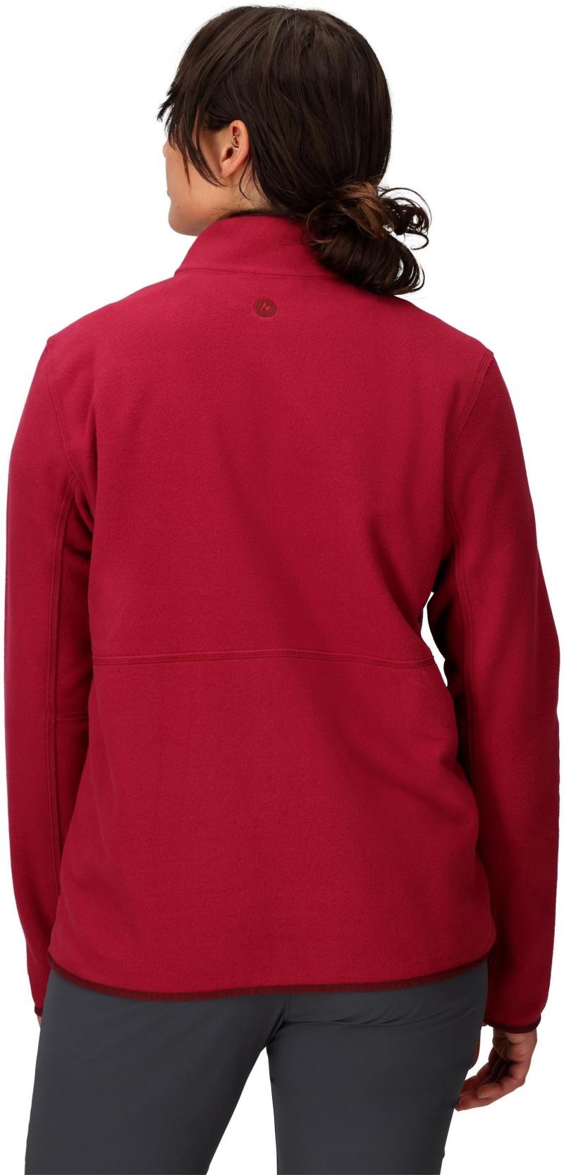 Rocklin 1/2 Zip - Womens - red mulberry 1