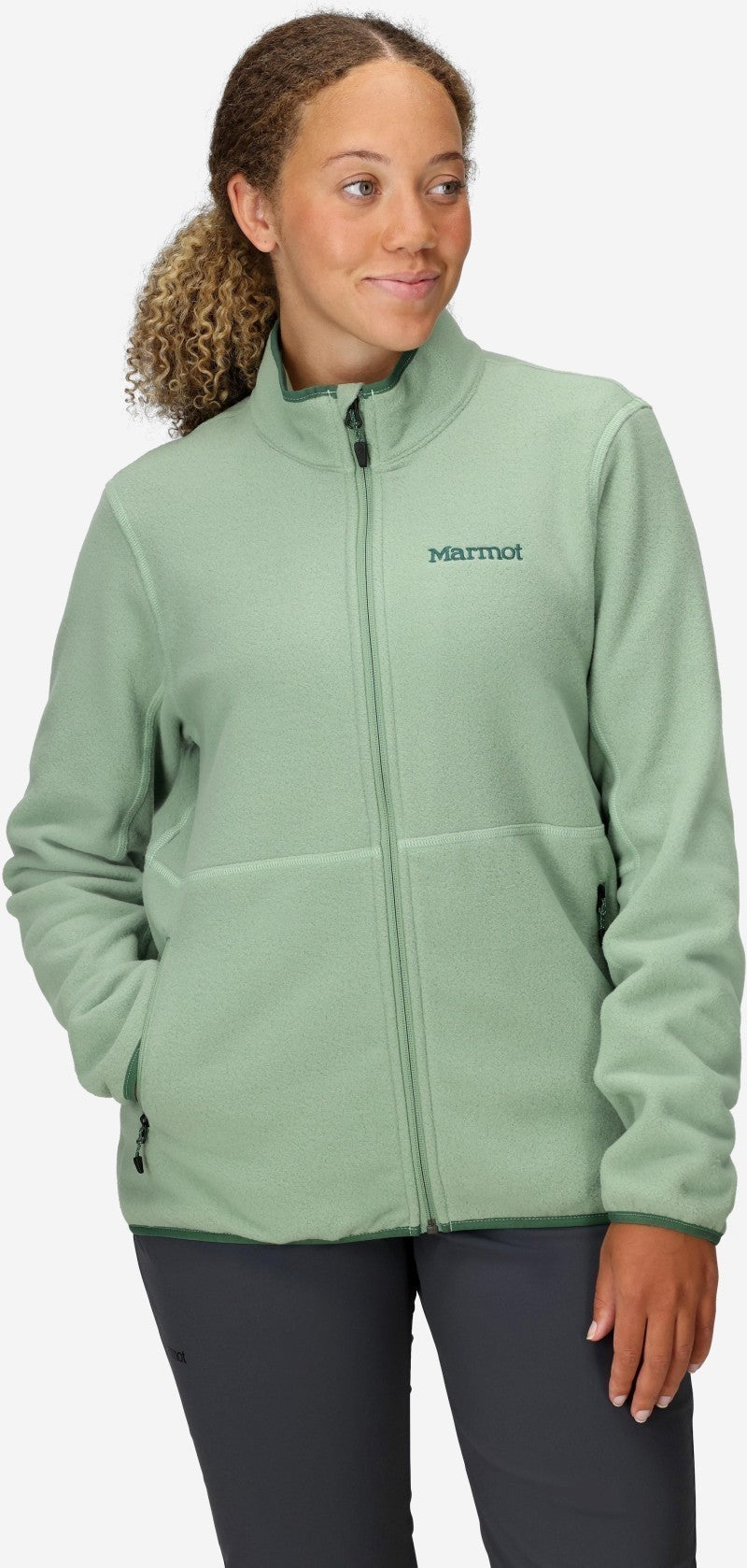 Rocklin Full Zip Jacket - Womens - agate green 1