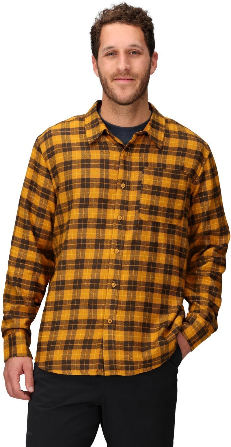 Rush Creek Lightweight Flannel LS - Mens - honey glaze 1