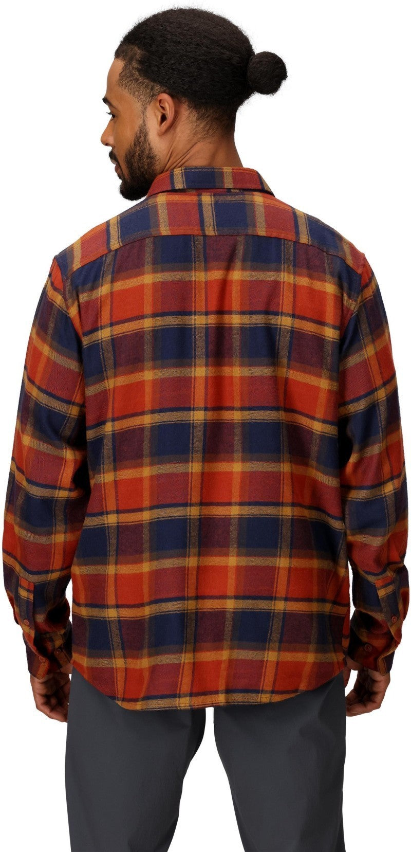 Rush Creek Lightweight Flannel LS - Mens - pecan 1