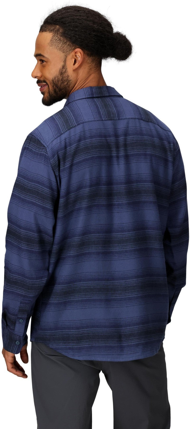 Rush Creek Lightweight Flannel LS - Mens - thunderhead / black 1