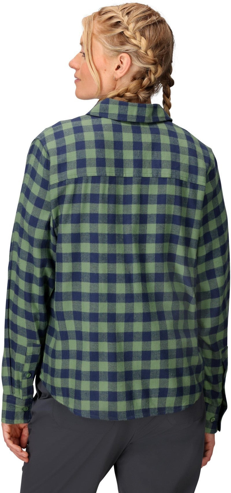 Rush Creek Lightweight Flannel LS - Womens - agate green 1