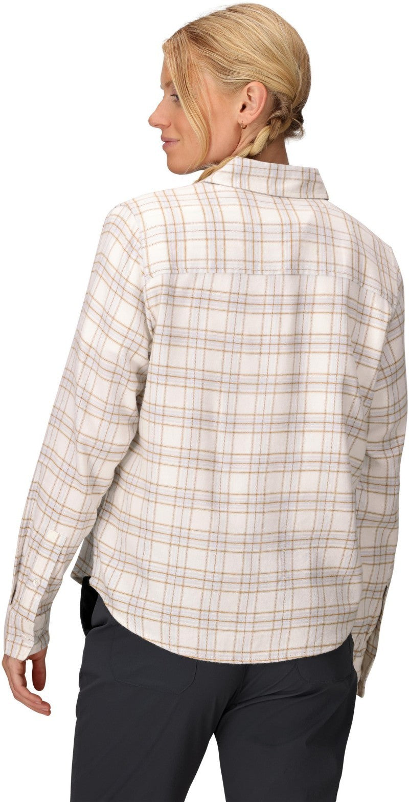 Rush Creek Lightweight Flannel LS - Womens - birch bark 1