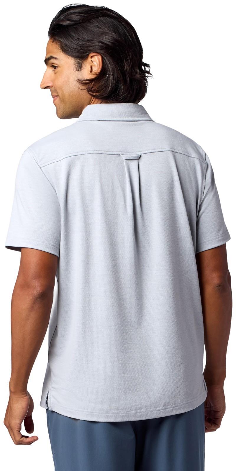 Sereno Polo SS - Mens - sleet storm heather 1