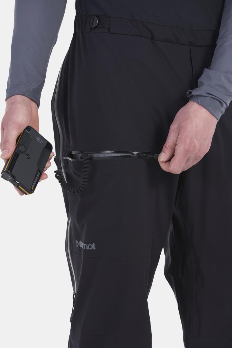 Solitude UL Bio 1/4 Bibs - Mens - Black 4