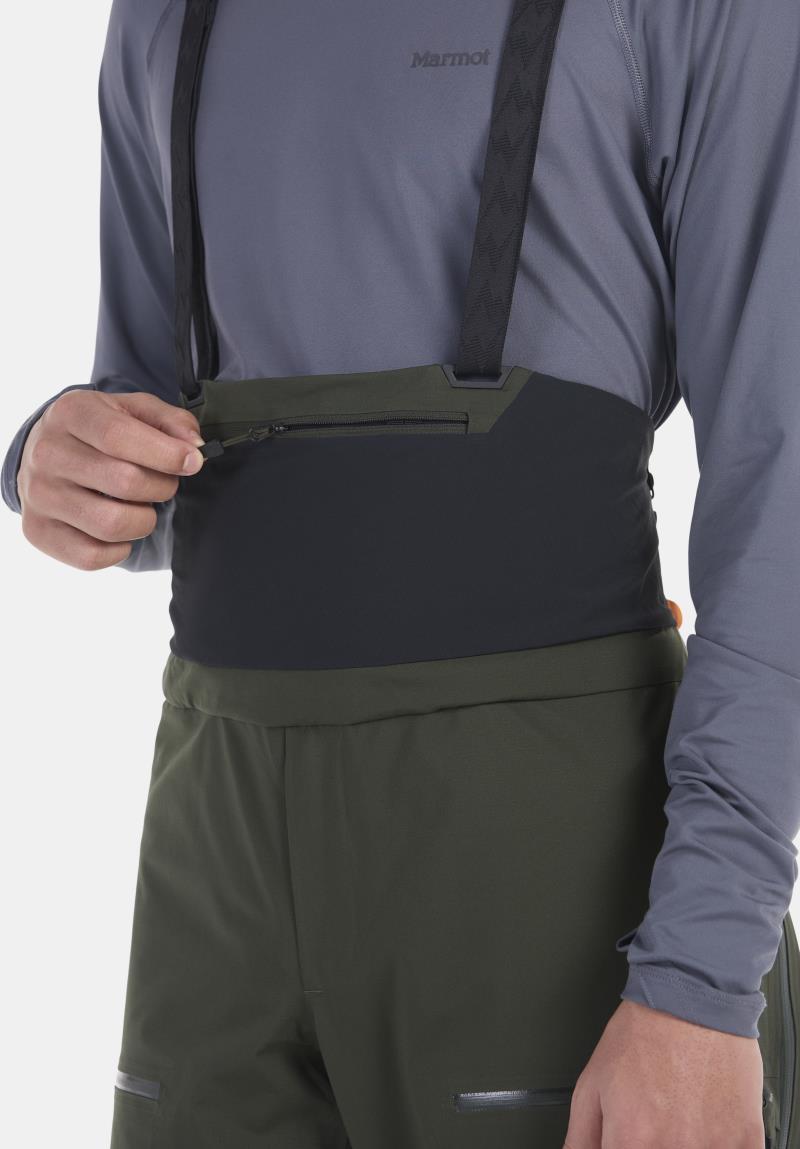 Solitude UL Bio 1/4 Bibs - Mens - Rosin Green 3