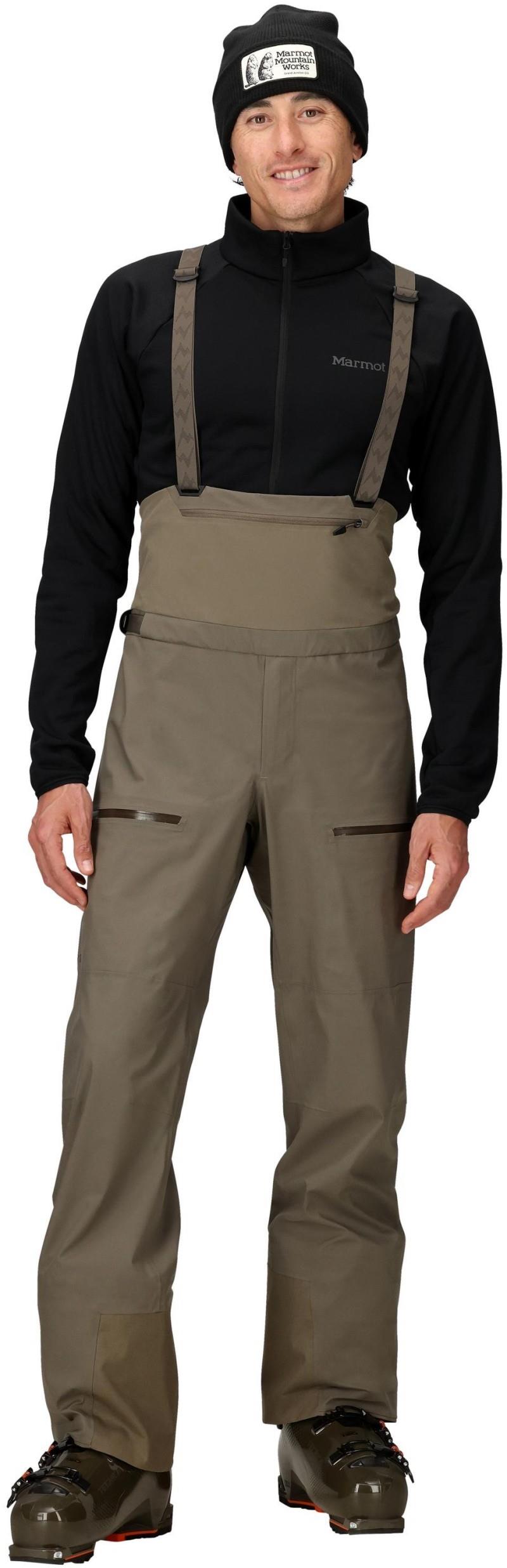 Solitude UL Bio 1/4 Bibs - Mens - claystone 1