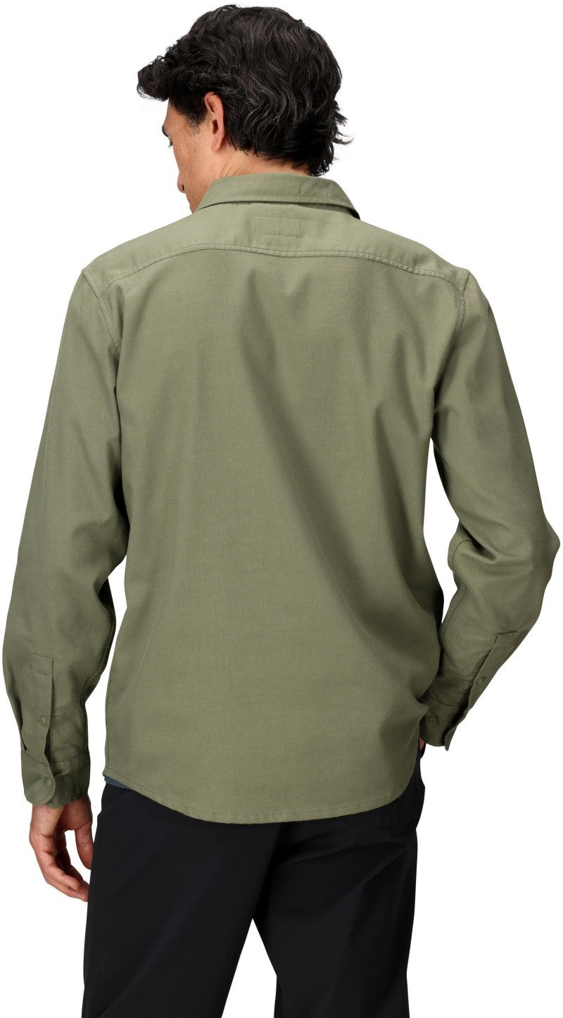 Stonepeak Lightweight Performance Flannel LS - Mens - olive grove 1