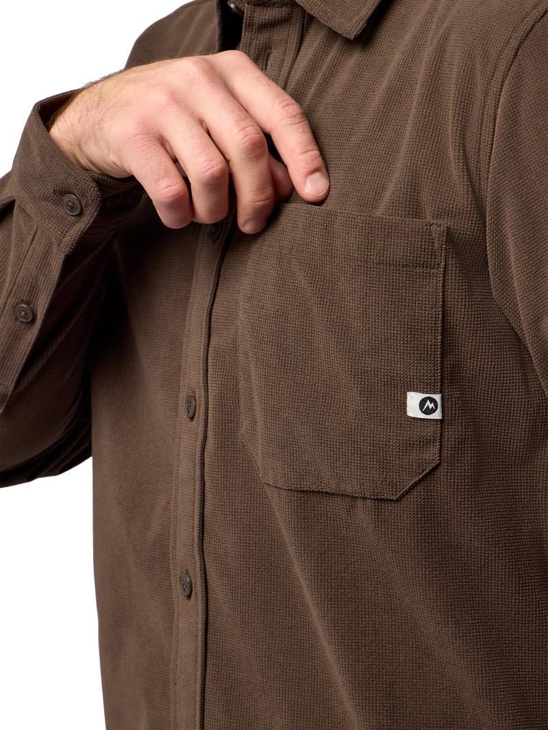 Stoneview Corduroy LS Button Down - Mens - hickory nut 1
