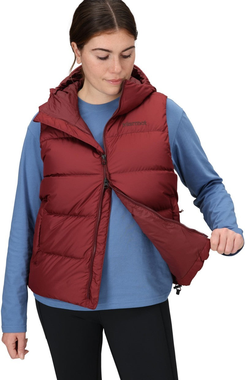 Strollbridge Hooded Vest - Womens - acai berry 1