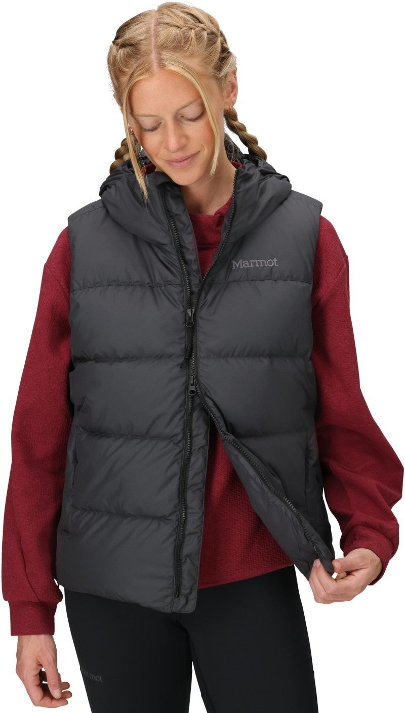 Strollbridge Hooded Vest - Womens - black 1