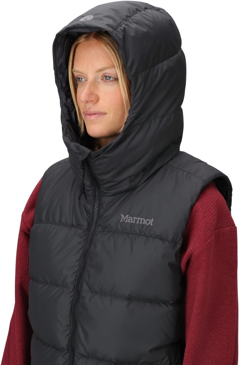 Strollbridge Hooded Vest - Womens - black 1